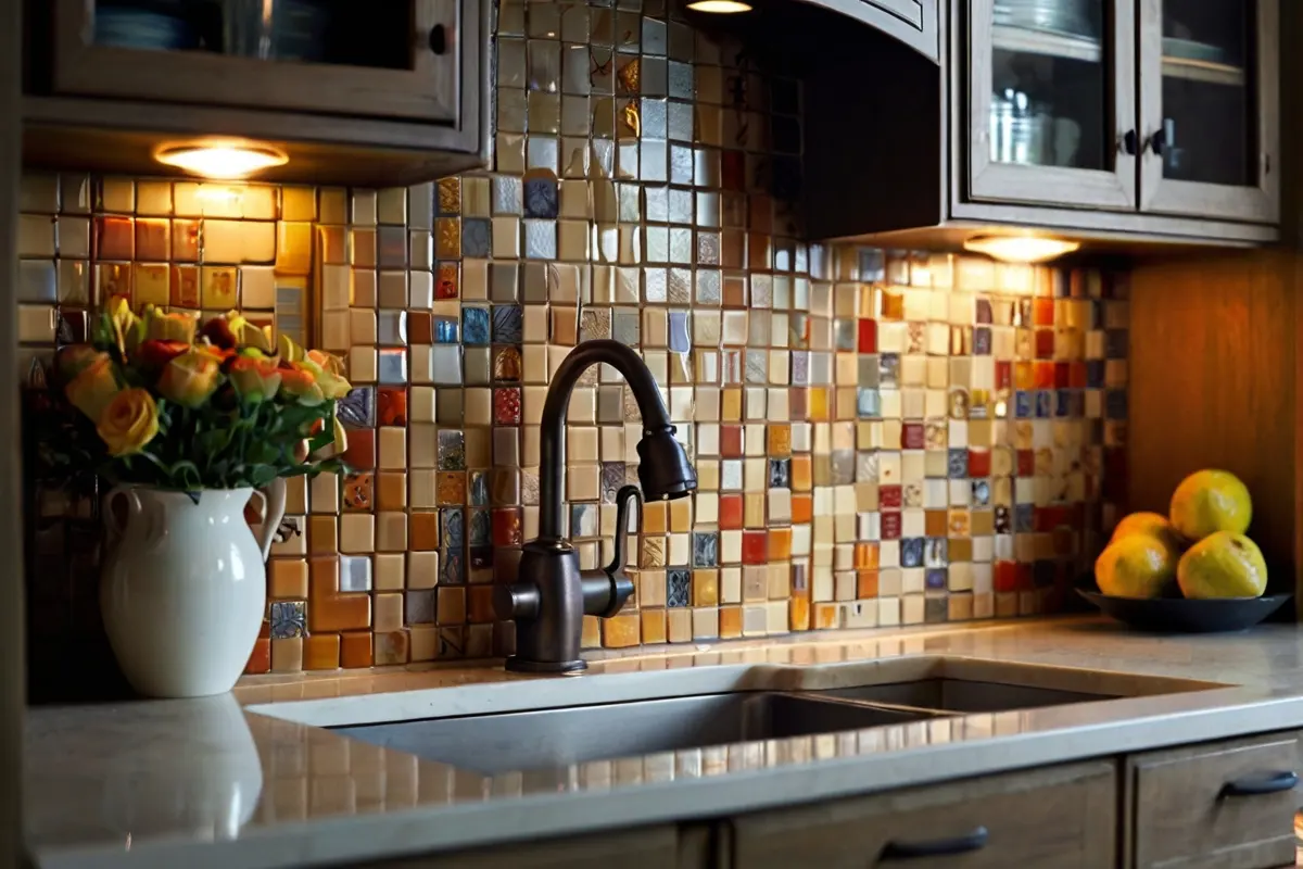 American Style Backsplash for Kitchen Sink 0