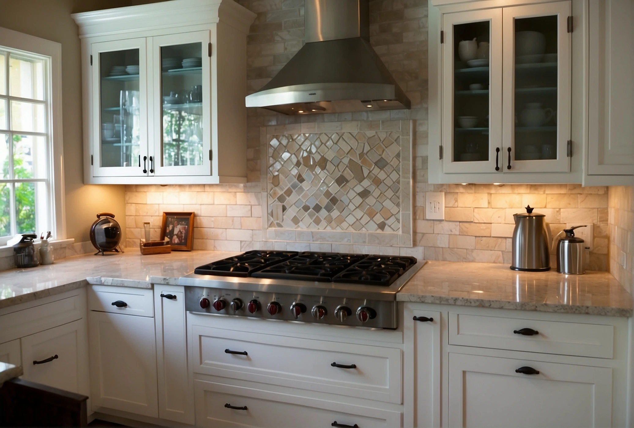 Backsplashes For White Cabinets Ideas 1