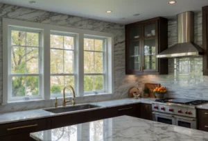 Backsplash to Ceiling Around Window