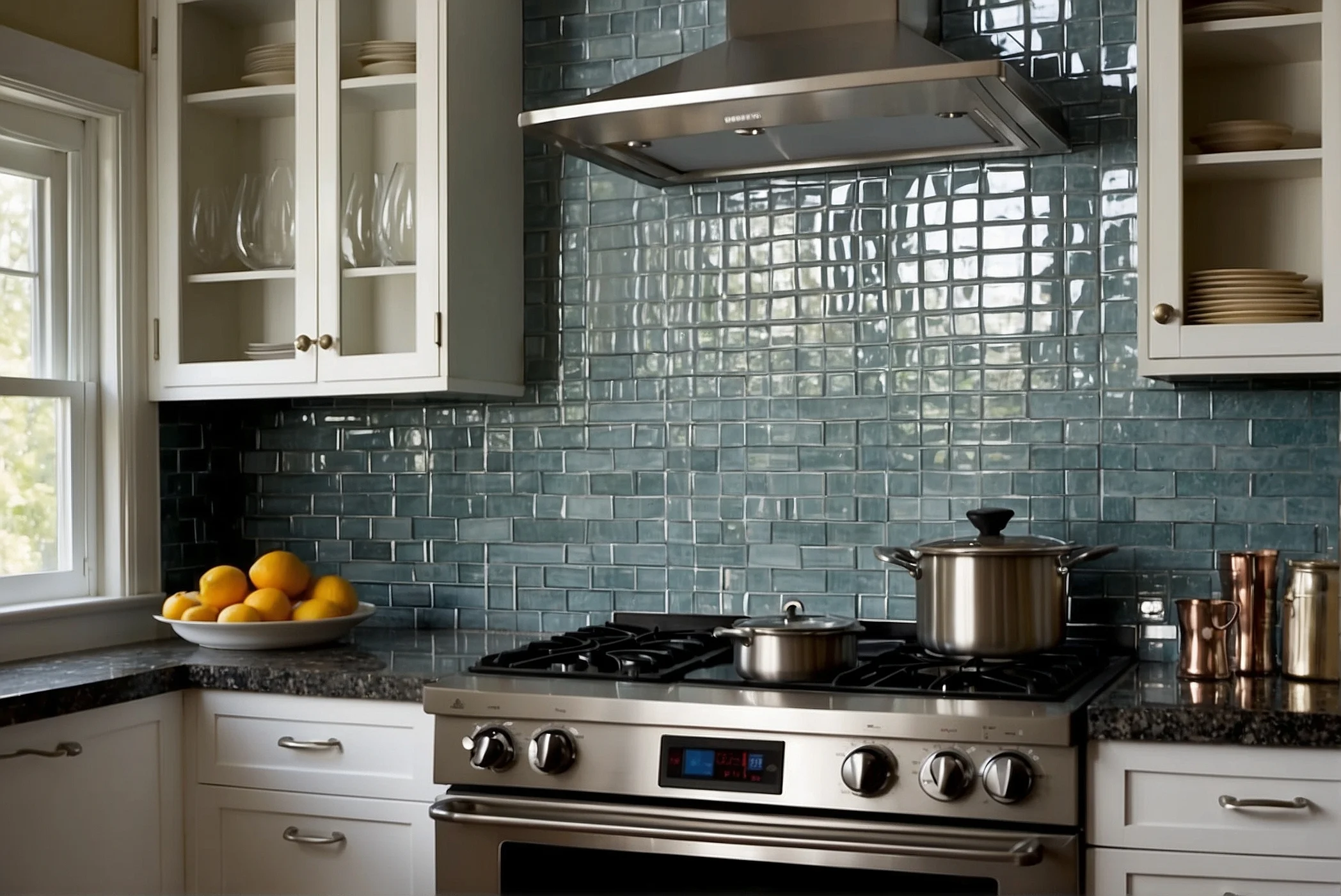 Modern Look Subway Tile Backsplash Behind Stove Design 4