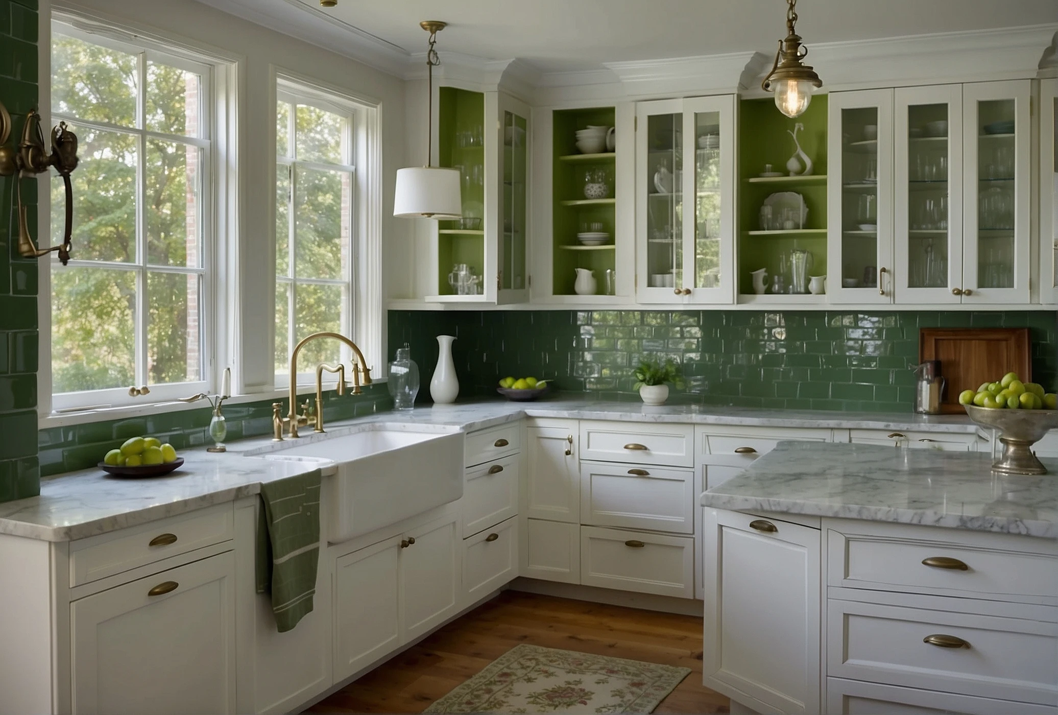 Quartz Backsplashes For White Cabinets Ideas 1