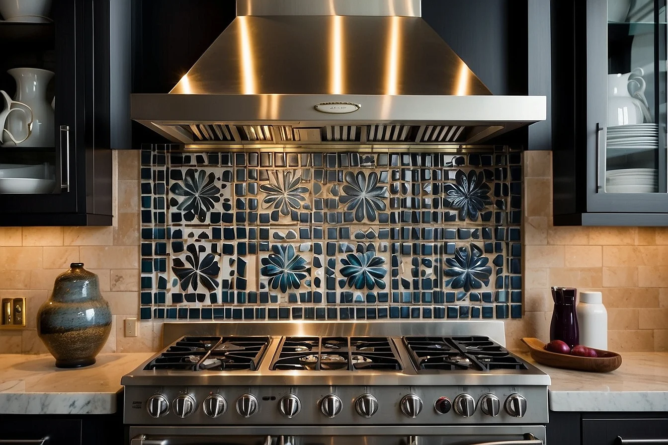 Sleek Backsplash Behind Stove Designs 4