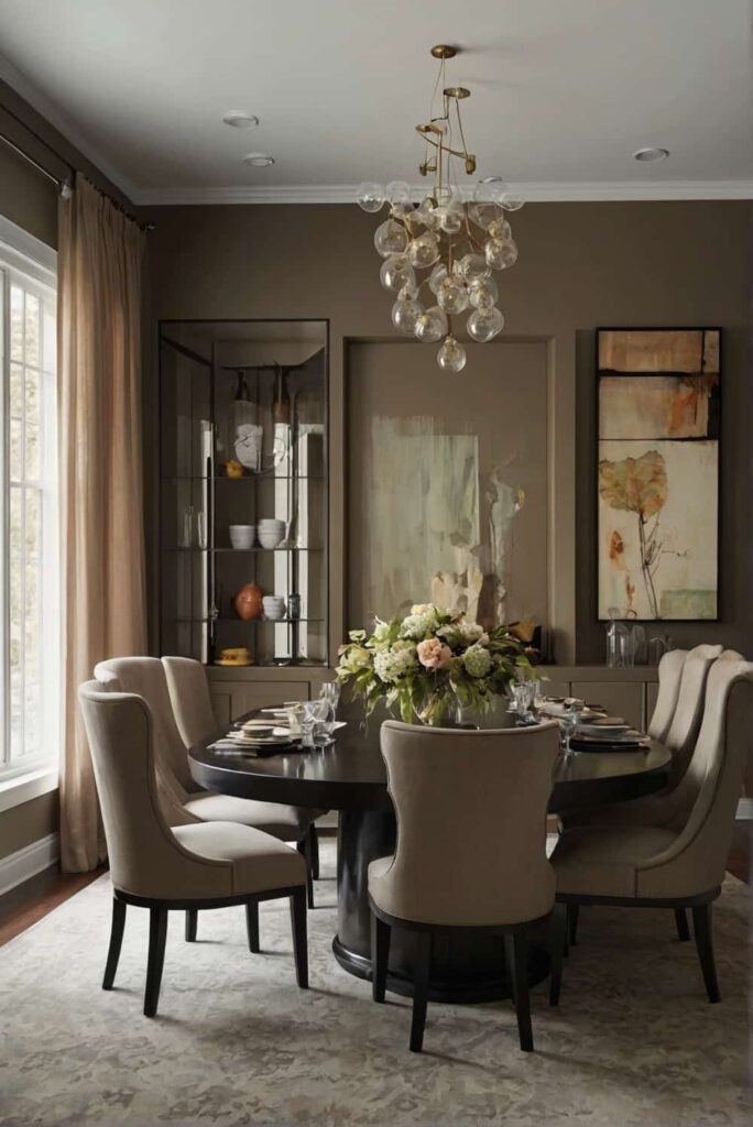 Sleek and Modern Dining Room Color Scheme Ideas in Earthy Hues Sentinels of Nature 2