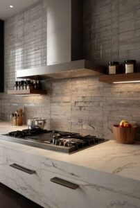 stylish modern kitchen backsplash