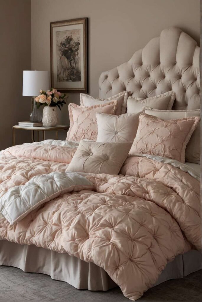 bedroom interior design ideas in fluffy comforter coverlet cushions throw for cozy ensemble 1