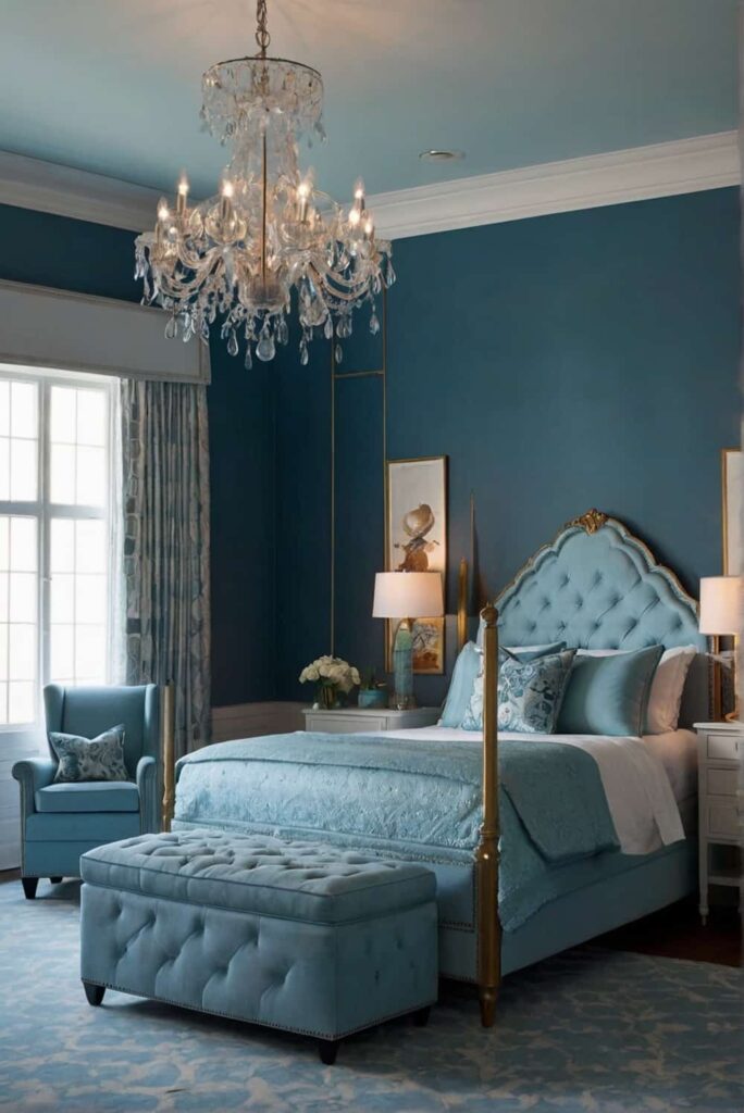 bedroom interior design ideas in serene blues from aquamarine to cerulean for tranquility 1