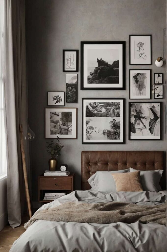 bedroom wall decor ideas create stunning gallery wall with theme 1