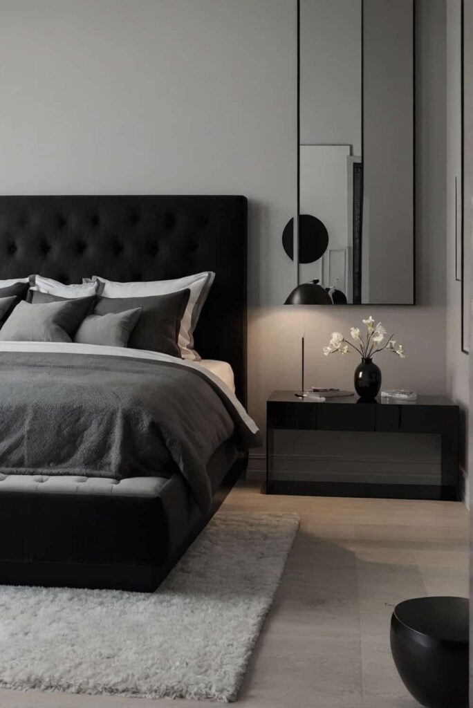 contemporary bedroom ideas in monochromatic scheme 2