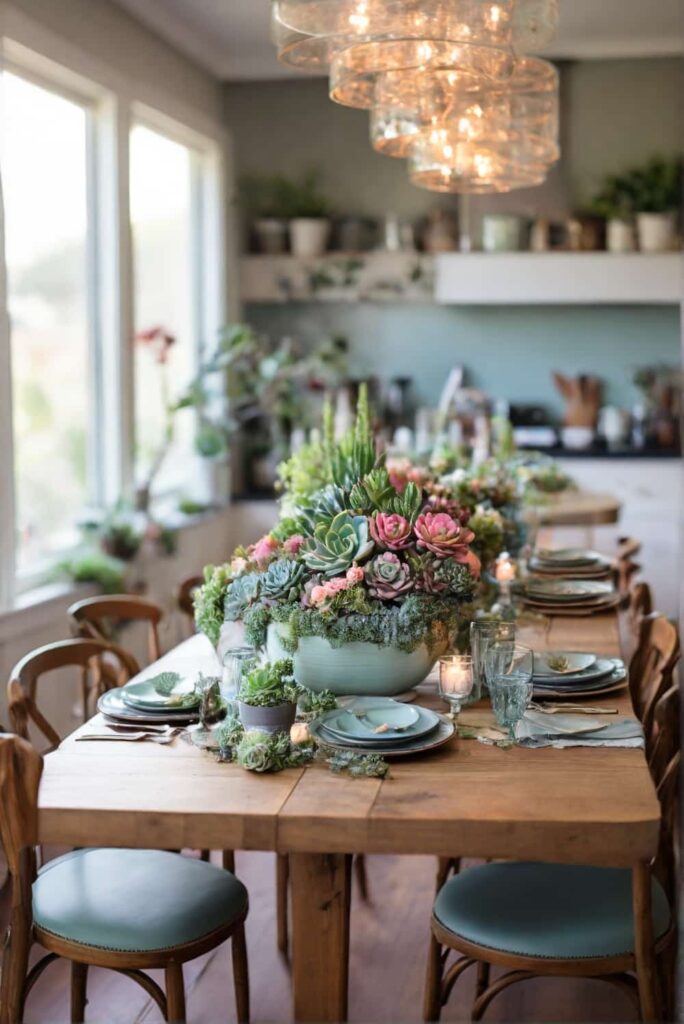 default kitchen table ideas in centerpieces with fresh blooms