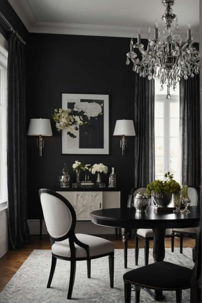 dining room color scheme ideas monochrome symphony 1