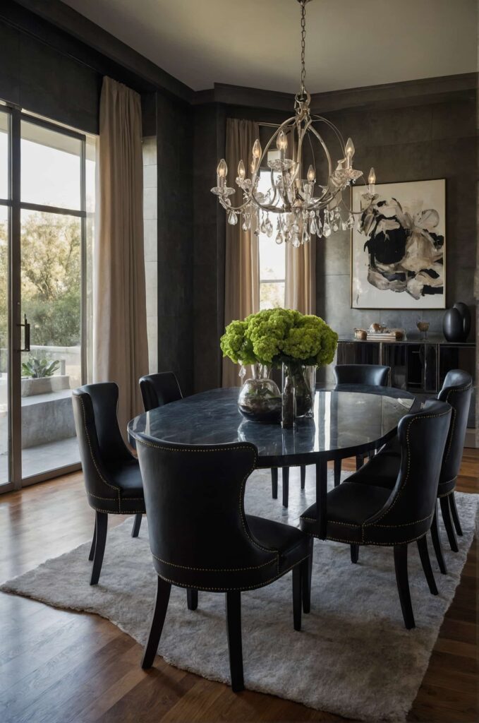 dining room decor ideas with sleek modern design dining table