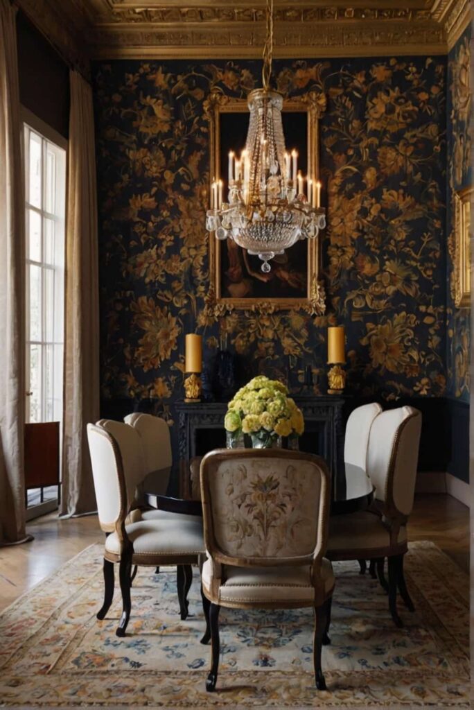 elegant dining room ideas in timeless tapestries 1
