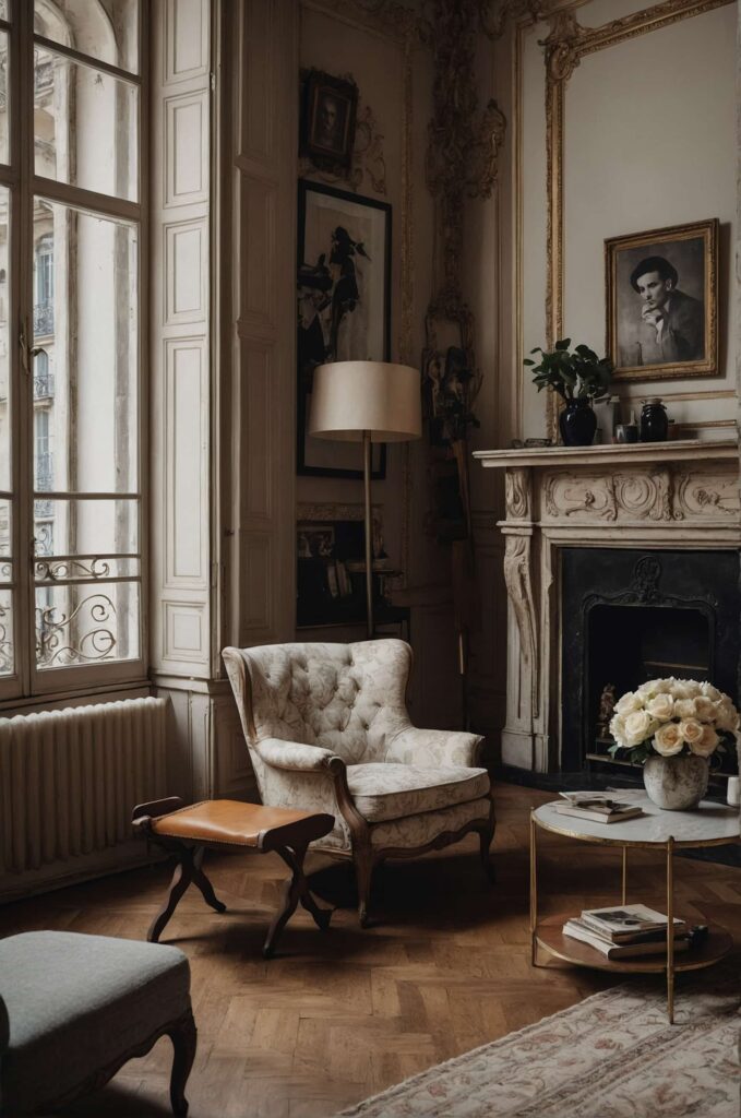 embrace vintage charm alongside modern flair parisian apartment style