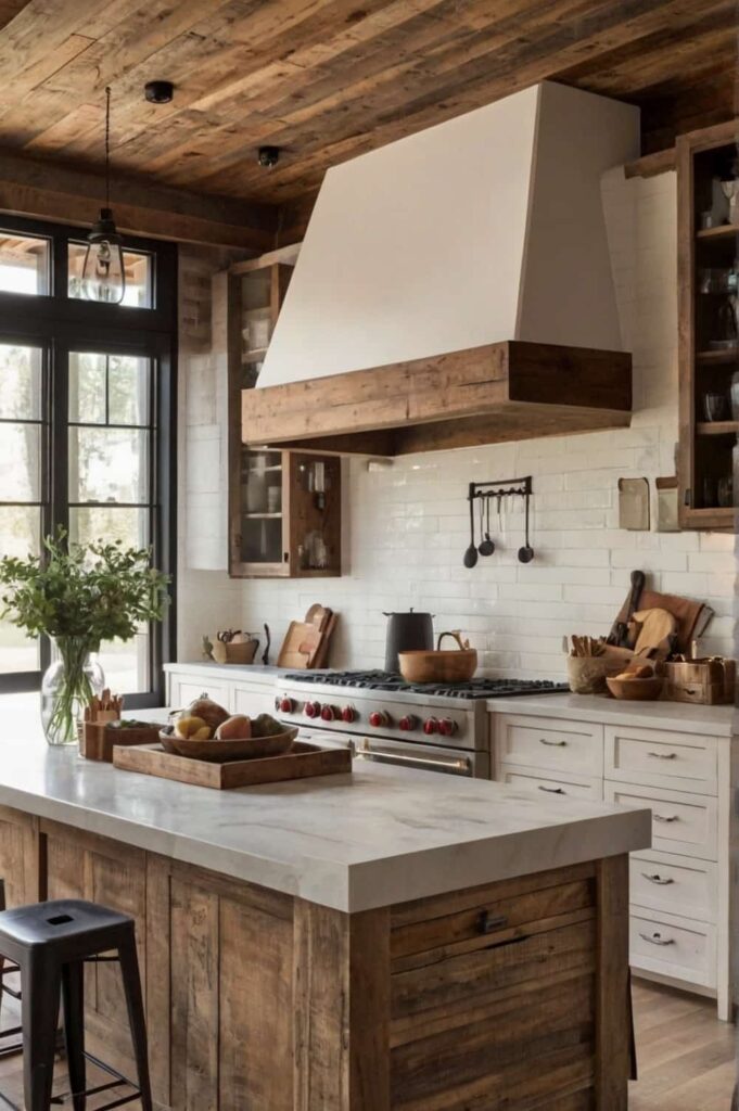 kitchen style ideas in farmhouse warmth with reclaimed 0