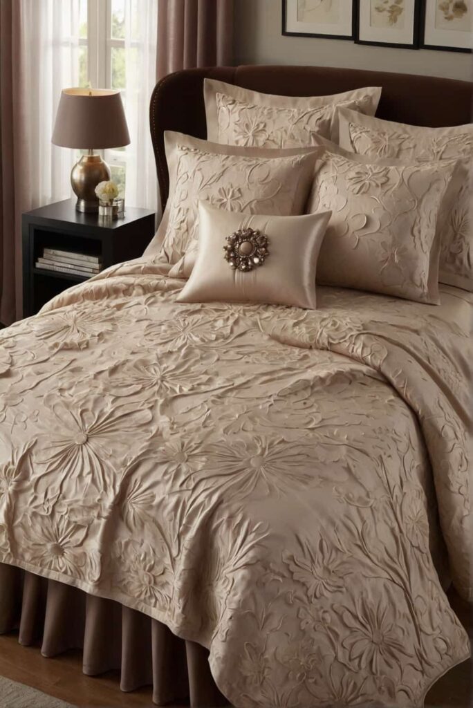 luxurious bed sheet ideas in a cozy bedroom 1