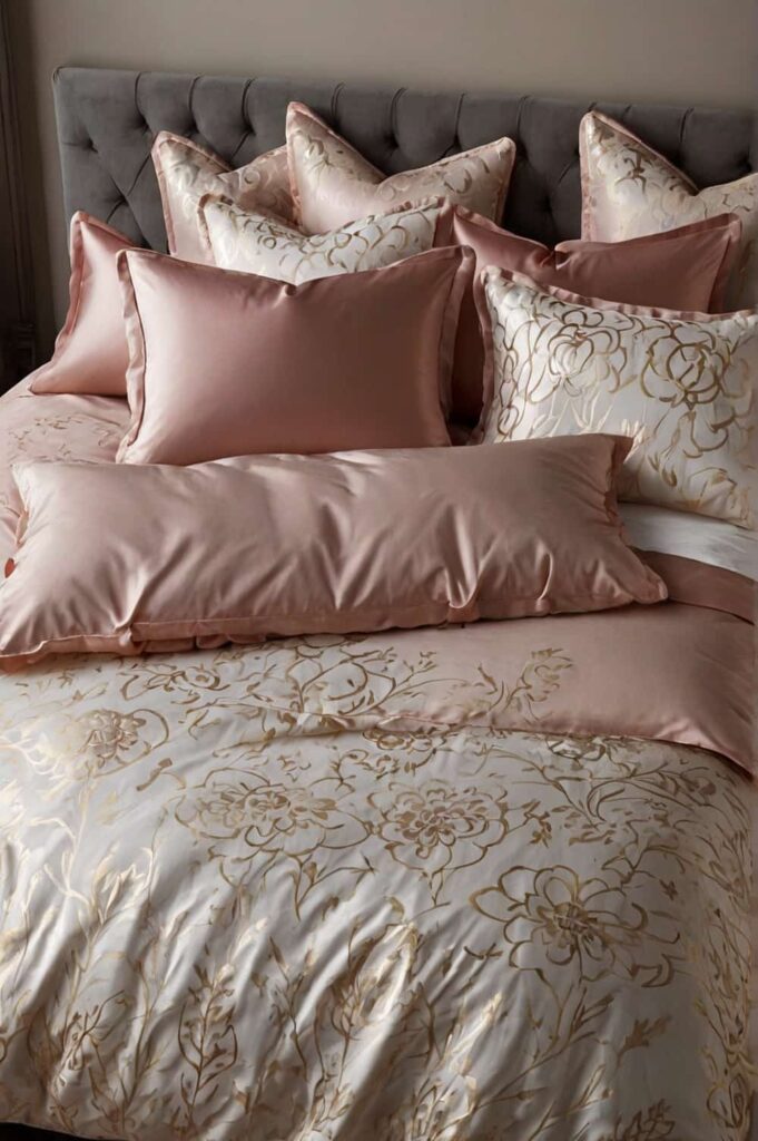 luxury bedding cover with layer duvet covers 1