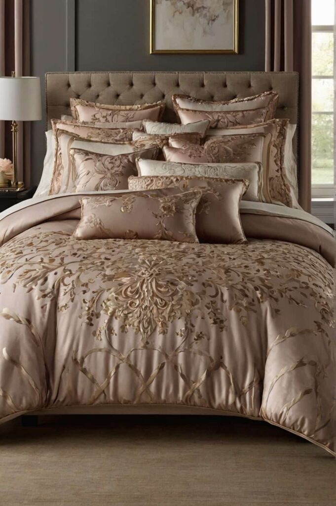 luxury bedroom accessories transform space with lavish bedding sets 1