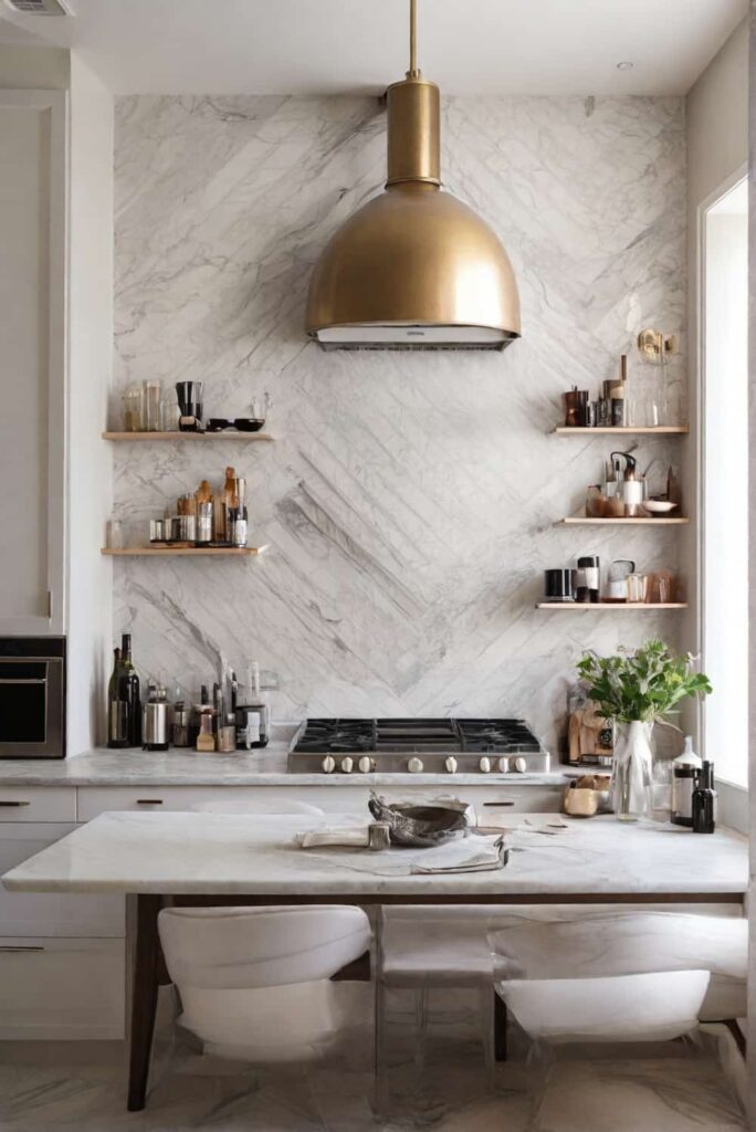 marble backsplash ideas in herringbone mosaic for timeless sophistication 2