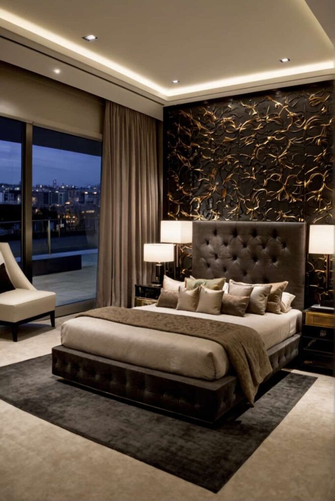 modern luxury bedroom ideas with mixed textures handcr 1