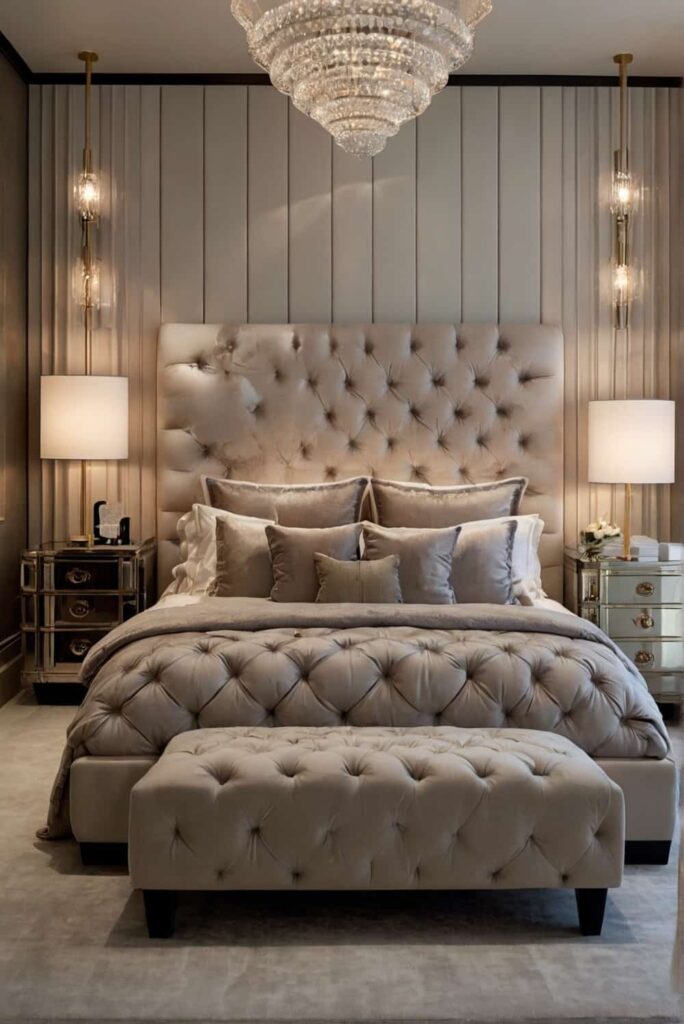 modern luxury bedroom ideas with uncomplicated bedding 0
