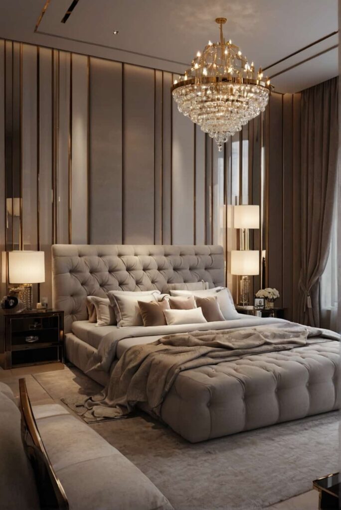 modern luxury bedroom ideas with uncomplicated bedding 1