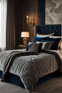 modern luxury bedroom ideas with velvet silk opulent t 2