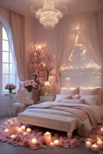 romantic bedroom ideas with a mood lighting 0