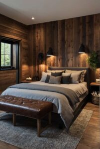 rustic retreat male bedroom ideas 1