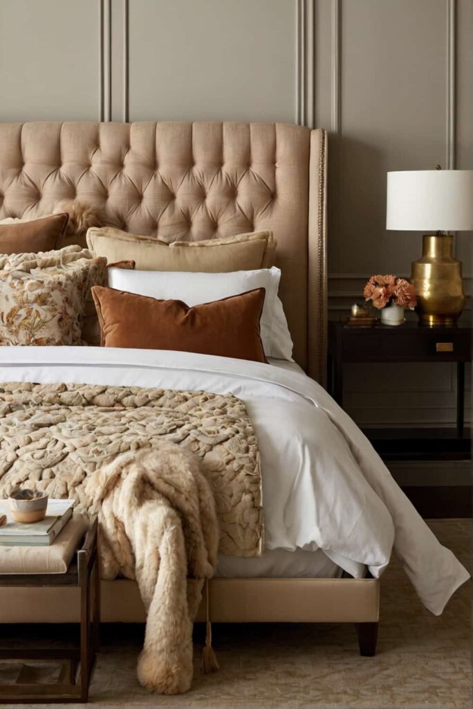 upholstered bed ideas add layers of comfort with plush