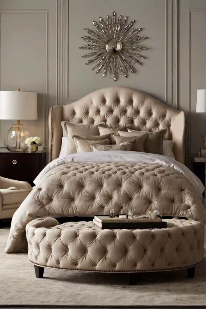 upholstered bed ideas embrace diamond tufting fortimeless sophistication 2