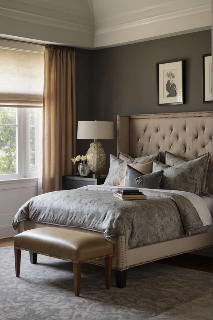 upholstered bed ideas in nailhead trim for refined sophistication 2