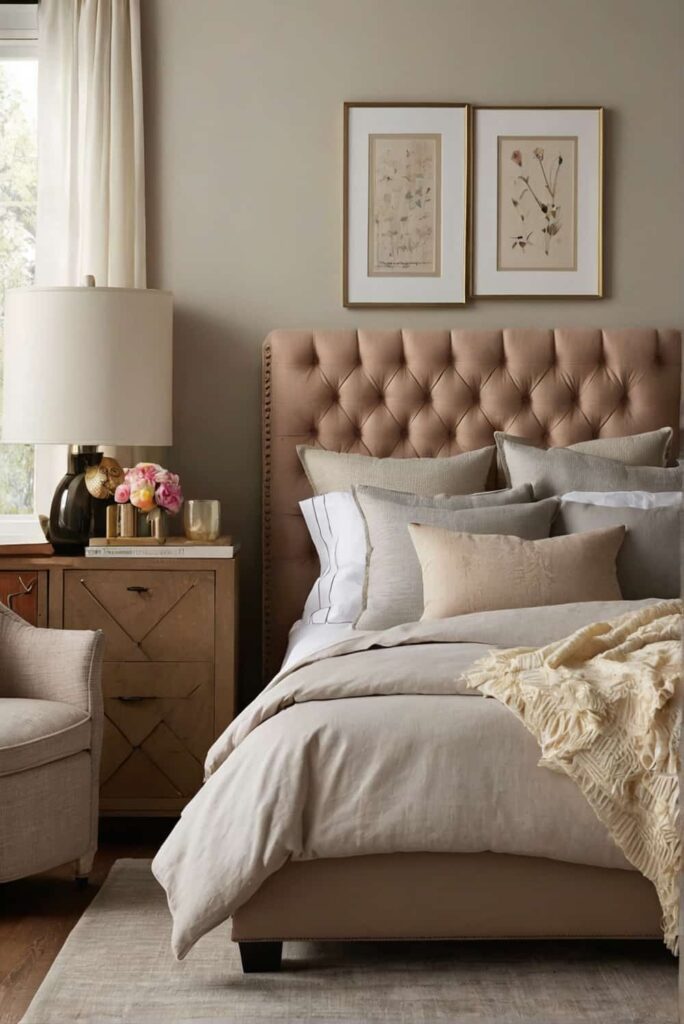 upholstered bed ideas with customizable headboard detail 1