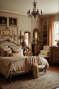 vintage bedroom decor in full view 1