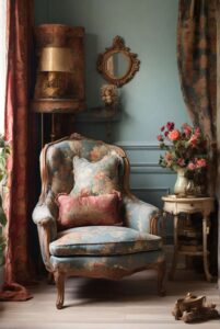 vintage bedroom ideas in quaint accent chair with rich 2