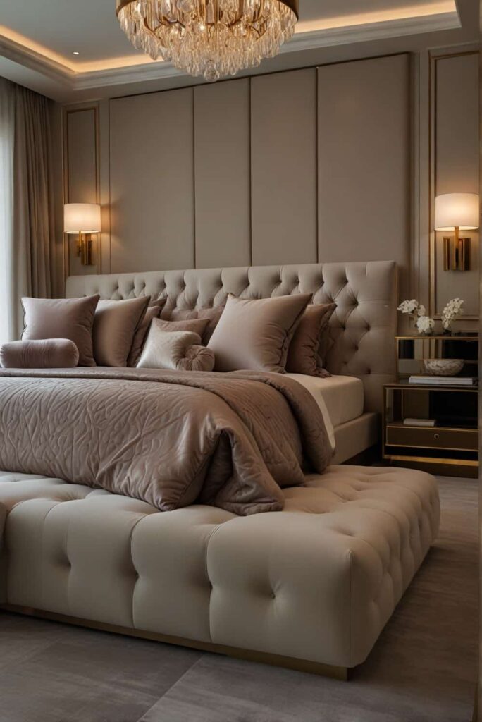 Luxury Bed Master Bedroom Ideas Crafting sanctuary 1
