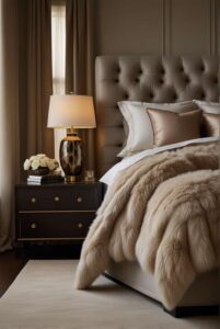 Luxury Bed Master Bedroom Ideas Layering textures materials