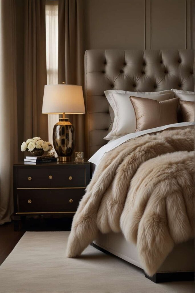 Luxury Bed Master Bedroom Ideas Layering textures materials