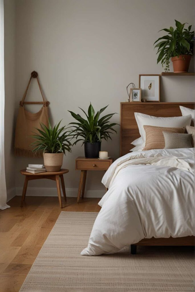 Minimalist Bedroom Ideas add low maintenance plants color life boost 2