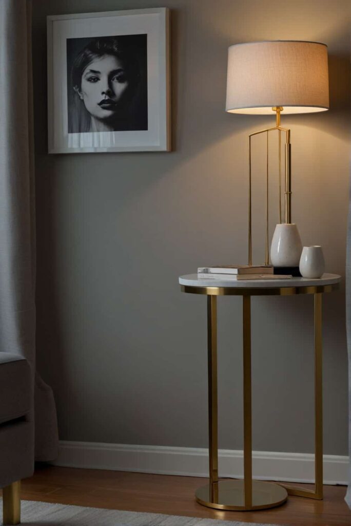 Minimalist Bedroom Ideas sleek floor lamp for understated illumination 1
