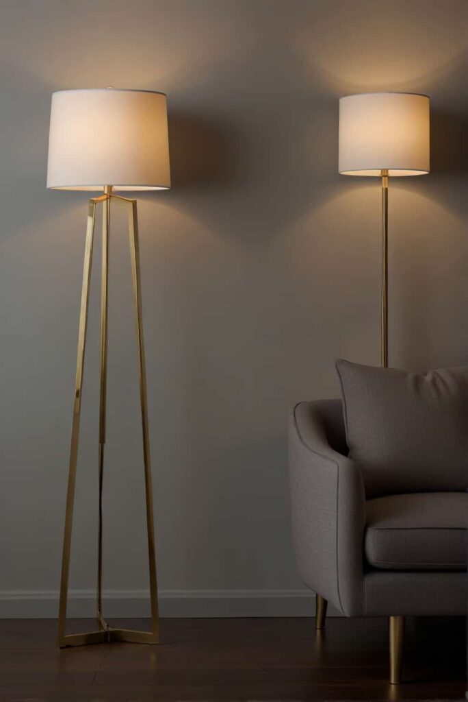 Minimalist Bedroom Ideas sleek floor lamp for understated illumination 2