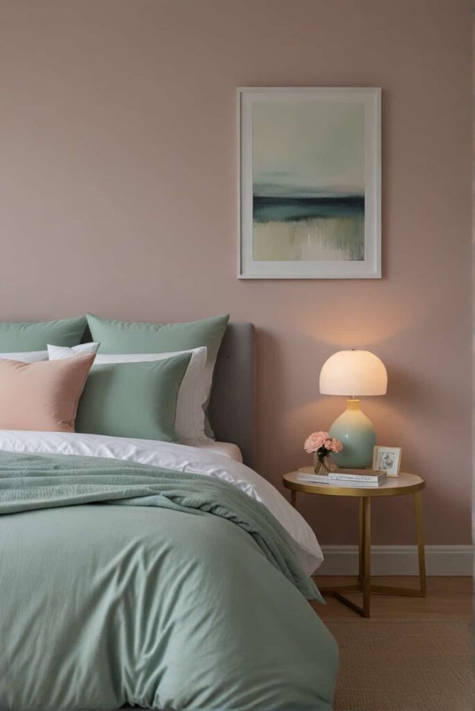Minimalist Bedroom Ideas using pastels for restful visual space 1