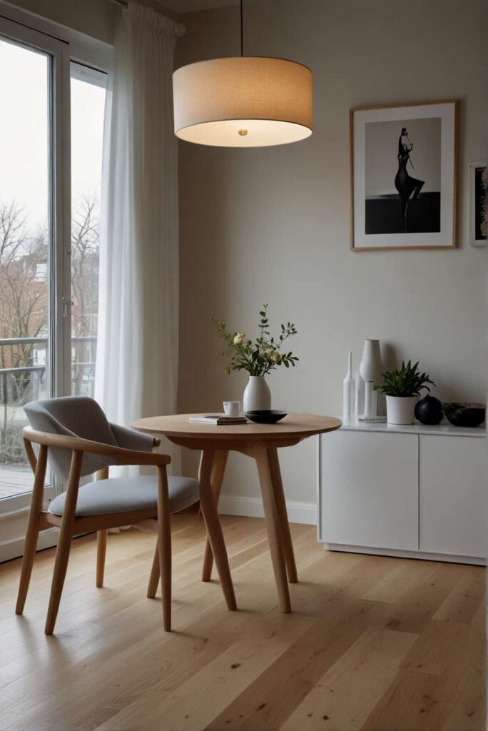 Scandinavian Dining Room Ideas floor lamps slender warmth intimate conversations 2