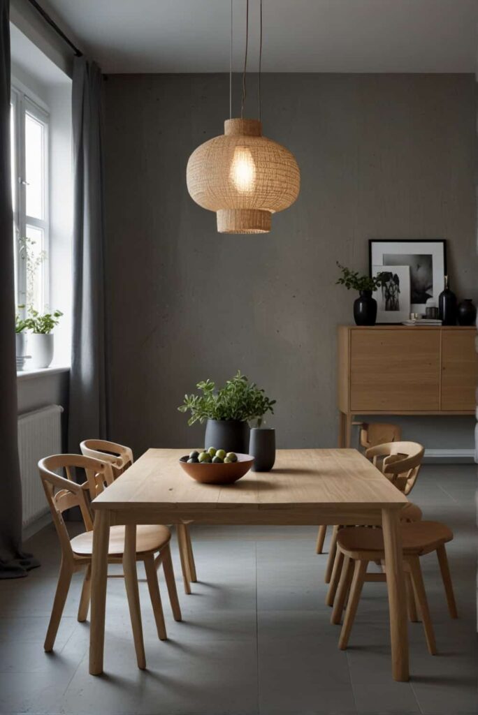 Scandinavian Dining Room Ideas stone cool touch balance Scandinavian design 1