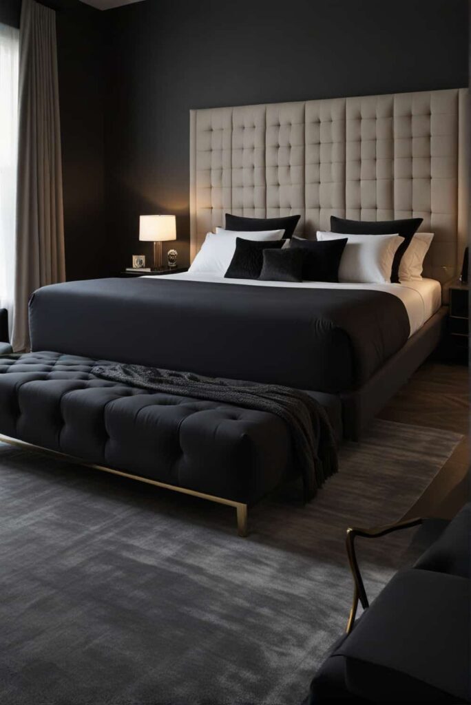 black luxury bed master bedroom ideas 1