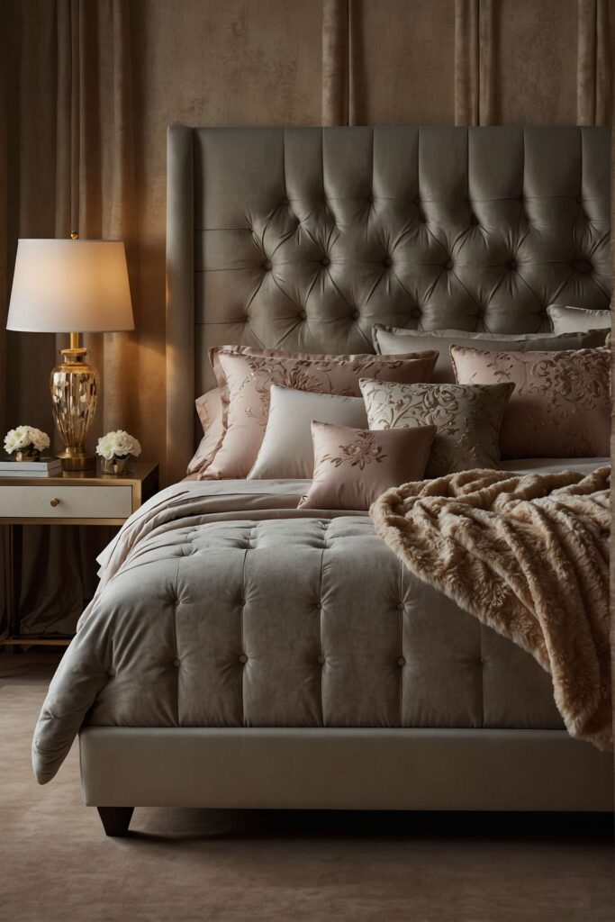 luxury bed master bedroom ideas upholstered elegance p 0