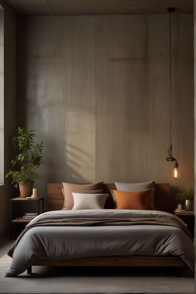 urban industrial bedroom ideas earthen heartbeats warmth vitality spectrum 1